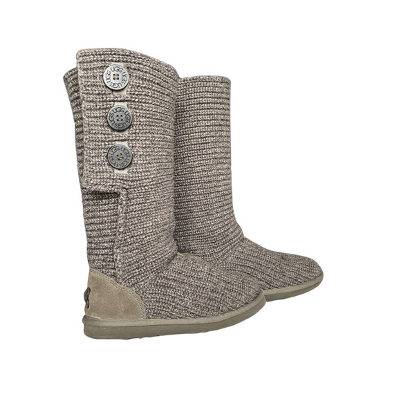 UGG Boots Classic Cardy Gray Convertible - Picture 4 of 16